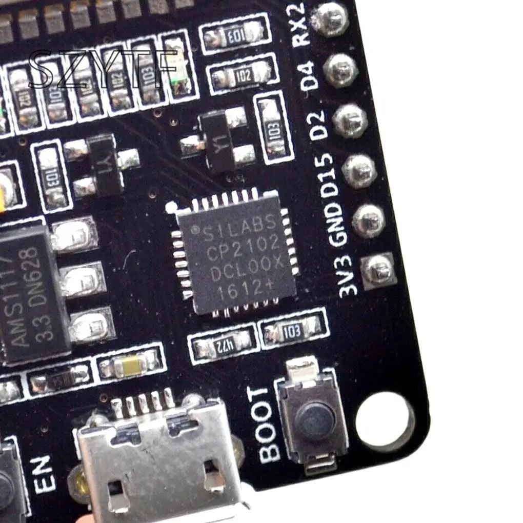 

ESP-32 ESP-32S Wireless WiFi Bluetooth Development Board 2 4GHz Micro USB CP2102 Dual Core Module