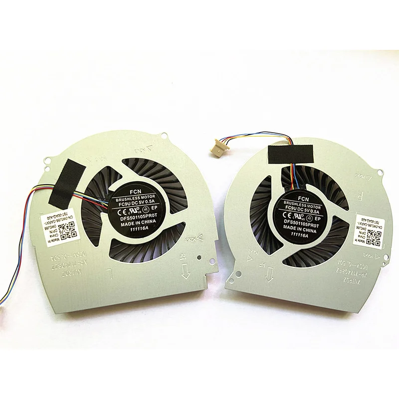 

New CPU GPU Cooling Fan for Dell Inspiron 15R 7567 7566 15 7000 0147DX Laptop Fan DC28000IMF0 DC28000IOF0 0NWW0W