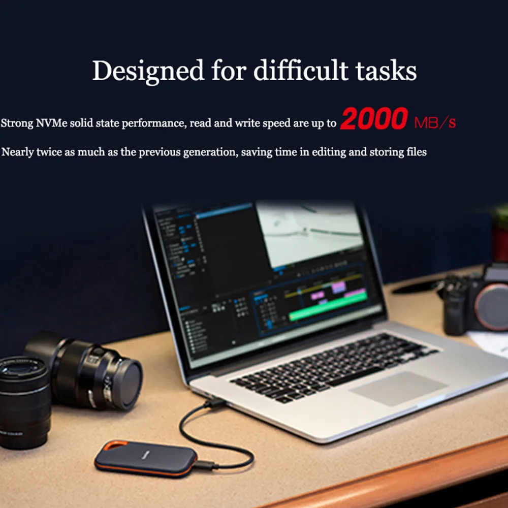 Внешний жесткий диск SanDisk Extreme PRO 5 шт. SSD E81 портативный E30 E60 E61 usb 3.2 type EC/A для