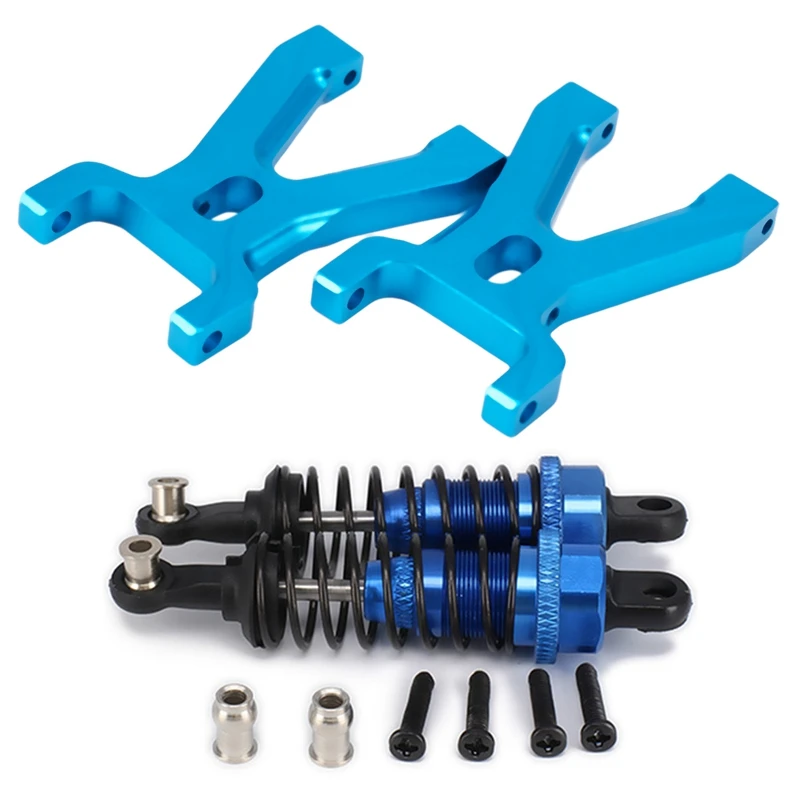 

Front And Rear Suspension Arm With 2Pcs Oil Adjustable 65Mm Shock Absorber Damper, For Wltoys A959 K929 Rc 1/18 Rc Car