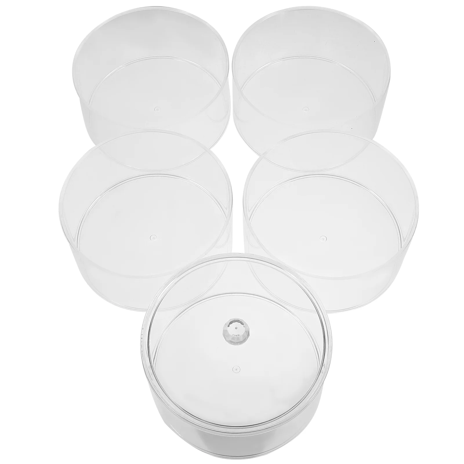 

Round Tray Jewelry Storage Holder Accessory Coffee Capsules Organizer Headdress