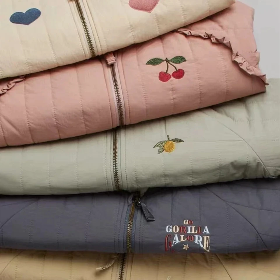 1-9Y KS Winter Baby Boys Lambswool Jacket Coat Kids Cotton Outerwear Toddler Girls Fleece Flight Suit Children's Clothing