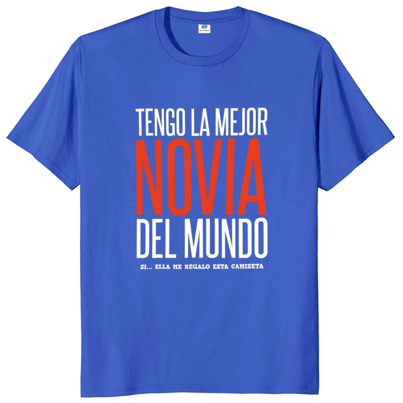 Футболка с надписью У меня лучшая подружка забавные испанские пары подарок парню