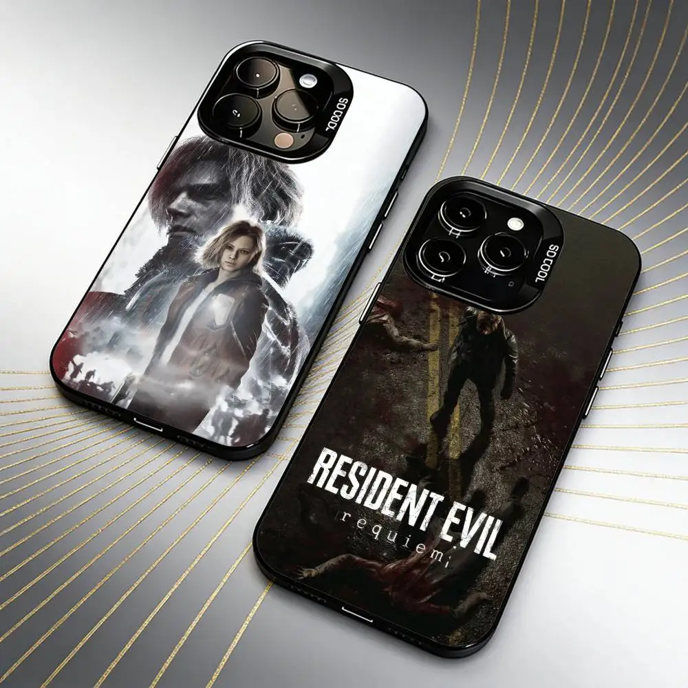 Фото Чехол для телефона R-Resident E-Evil-9 R-Requiem Game RER для iPhone 16 17 15 14 12 13 Pro Max, черный матовый противоударный чехол-накладка №1