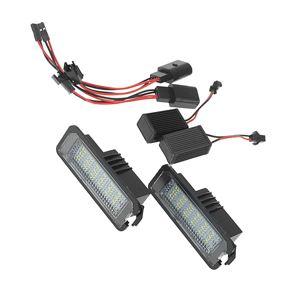

2 шт., светодиодный ные лампы для номерного знака Porsche 3000 987C 987C2 987 996 958 997-1 997-2 997T 997T2 9PA 9PA1
