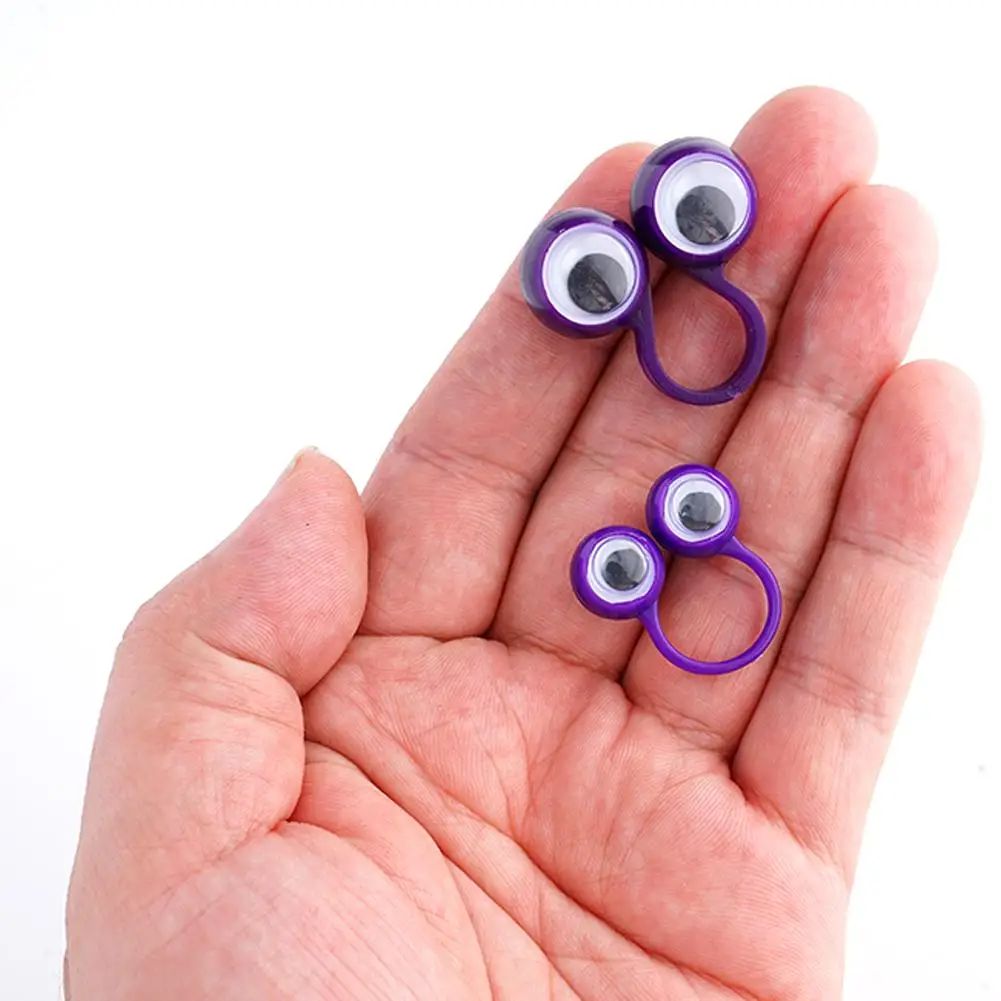 1 шт. мультяшные пальчиковые кукольные глаза детские забавные пластиковые