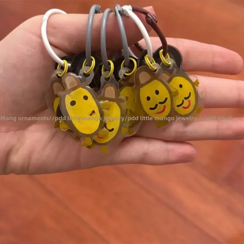 Новинка 2024 милый маленький поросенок акриловый брелок кулон аксессуар брелки в