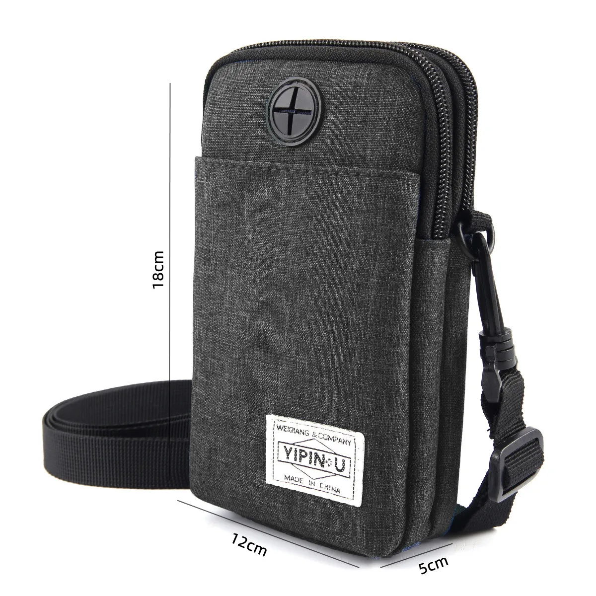 Small Waterproof Shoulder Bags Mobile Phone Passport Storage Messenger Pouch Run Shopping Ride Headphone Crossbody Card Holder