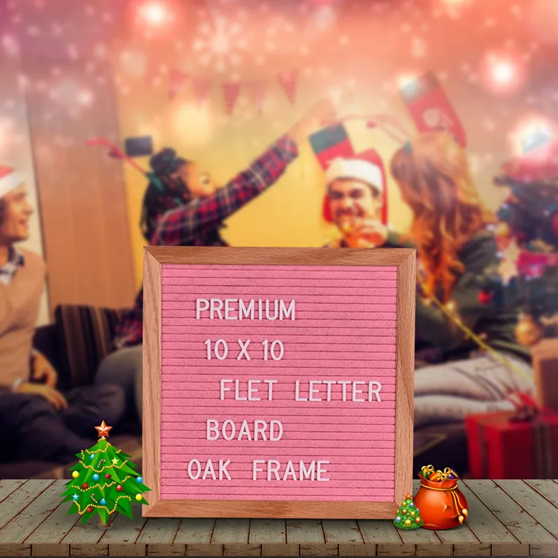 

Felt Letter Board Message Bulletin Home Decorative Noticeboard Meetingplace Pendant