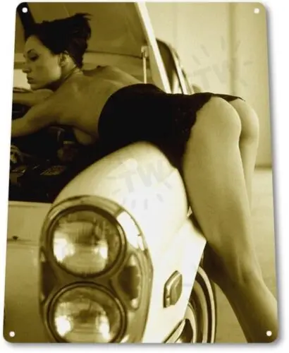 

Металлическая вывеска Try It Pinup Girl