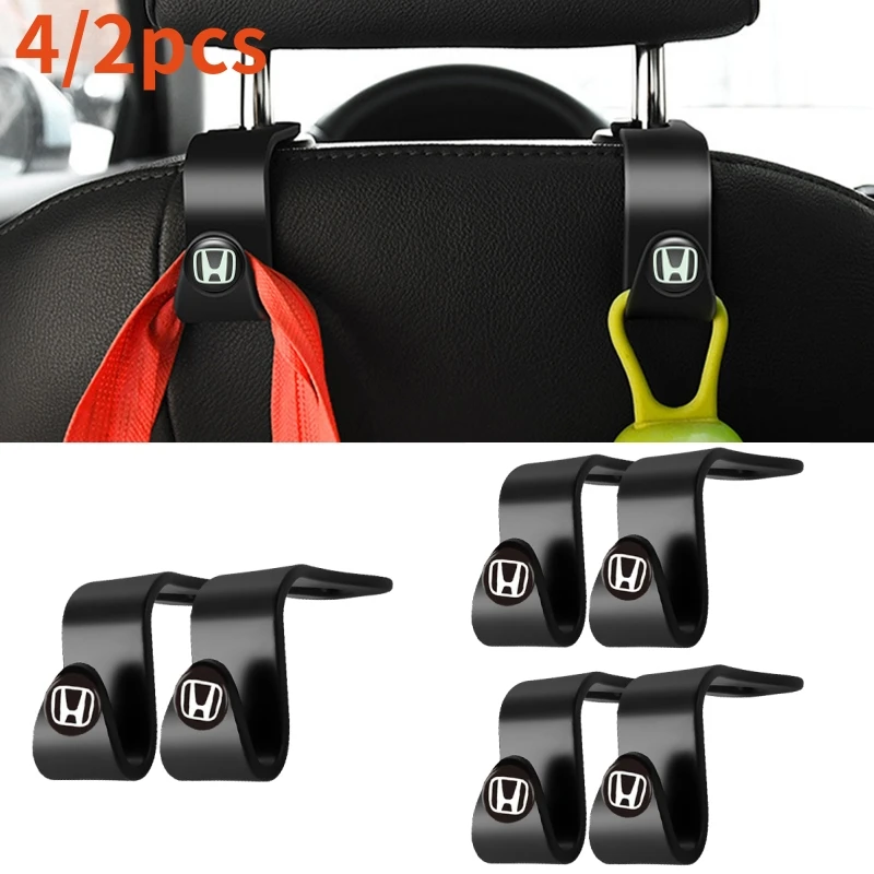 

Светящиеся крючки на спинку автомобиля из АБС-пластика, вешалка для хранения для эмблемы Honda Accord Odyssey CRV, подходит для джазовых искусств, горо...