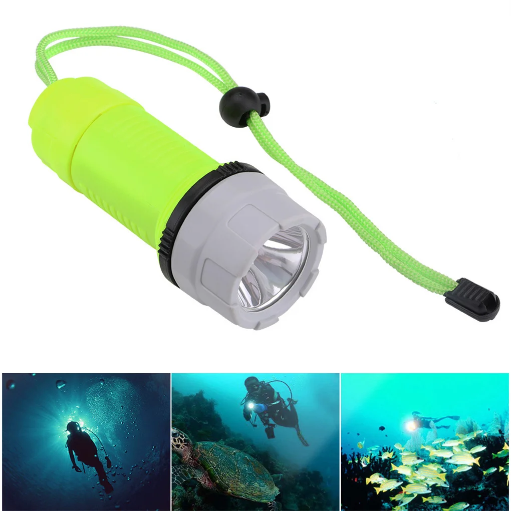 

Scuba Flashlights Rechargeable Dive Torch Light LED Lantern Lamp Waterproof Equipment Powerful Handheld Maintenance