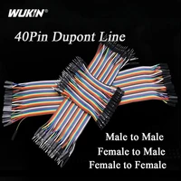 40pin dupont line 1015213040cm male male to female and female to female jumper wire copper core connecting dupont cable