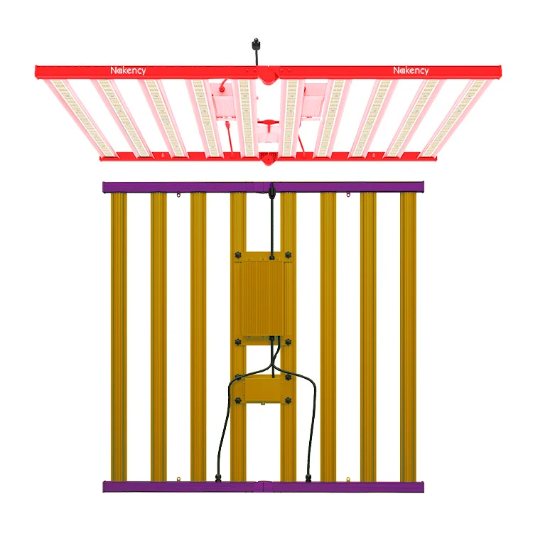 

Dimming 3000K 6500K Red 660nm 640W Led Foldable LED Grow Light Full Spectrum LED Grow Light Bar Led Plant Growth Lamp