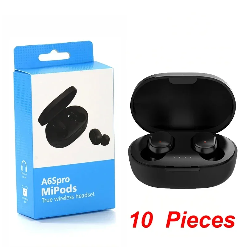 TWS-стереонаушники A6S с микрофоном и поддержкой Bluetooth 5 0 10 шт. |