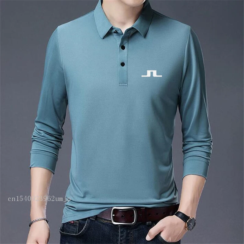 2023 New Fashion Brand Spring And Autumn Designer Golf Clothes Men's Casual Long-sleeved High-end Top Men's Polo Shirt