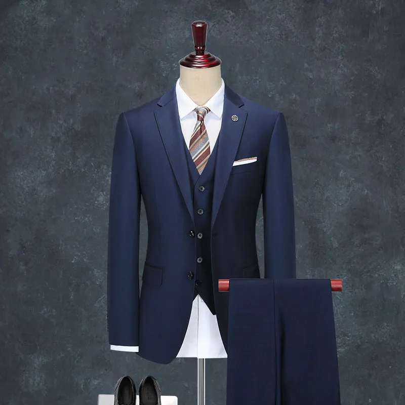 

Custom Made Groomsmen Pattern Groom Tuxedos Shawl Lapel Men Suits Wedding Best Man ZHA08-6999
