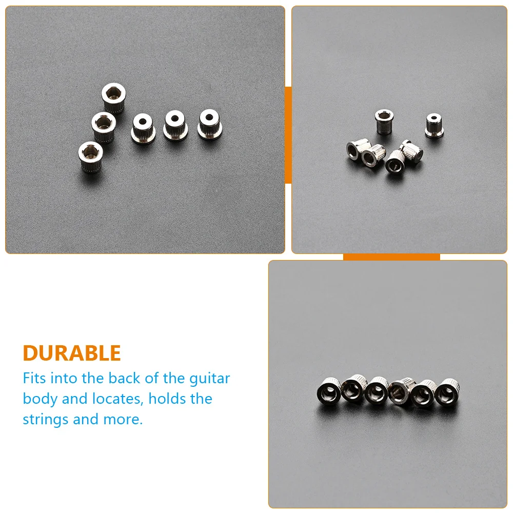 

4x Guitar Mounting Buckle Guitar String Ferrules Electric Guitar Ferrules Guitar Bridge String Retainer