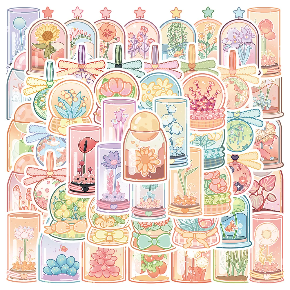 

50 звёзд, красивая бутылка на удачу для дрифтинга, Мультяшные граффити, наклейки для мотоцикла, сделай сам, наклейки для телефона, ноутбука, г...