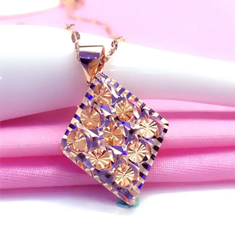 Модная блестящая Подвеска для женщин изысканная цепочка до ключиц свадебные