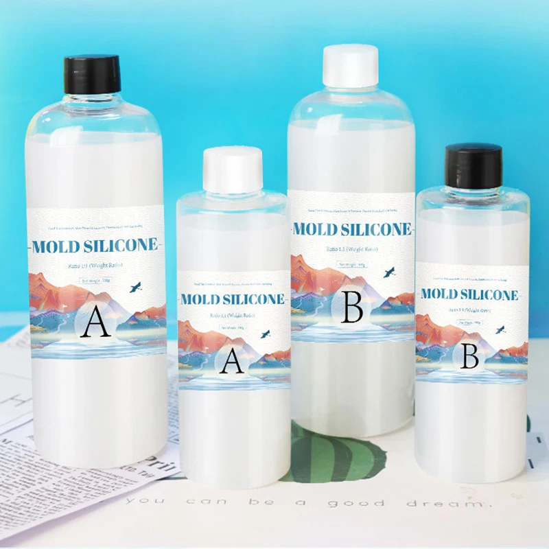 

200g-1000g DIY Silicone Mold Making AB 1:1 Liquid Rubber Silicona Liquida Para Mold Fast Curing Mold Making Silicone Kit Cured