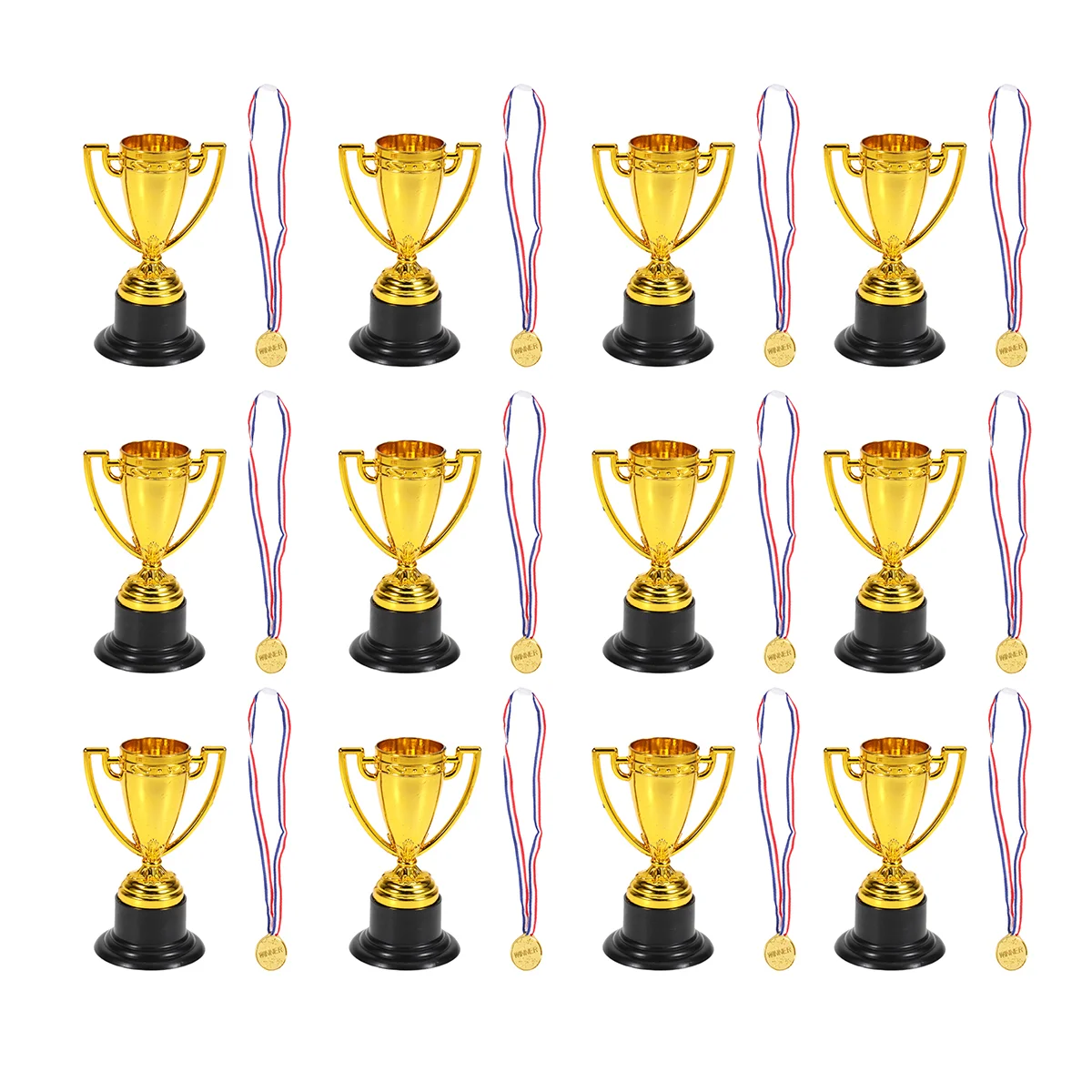 

Trophy Trophies Cup Kids Medals Awards Mini Award Gold Trophys Soccer Toy Winner Prize Adults World Medal Funny Party Football