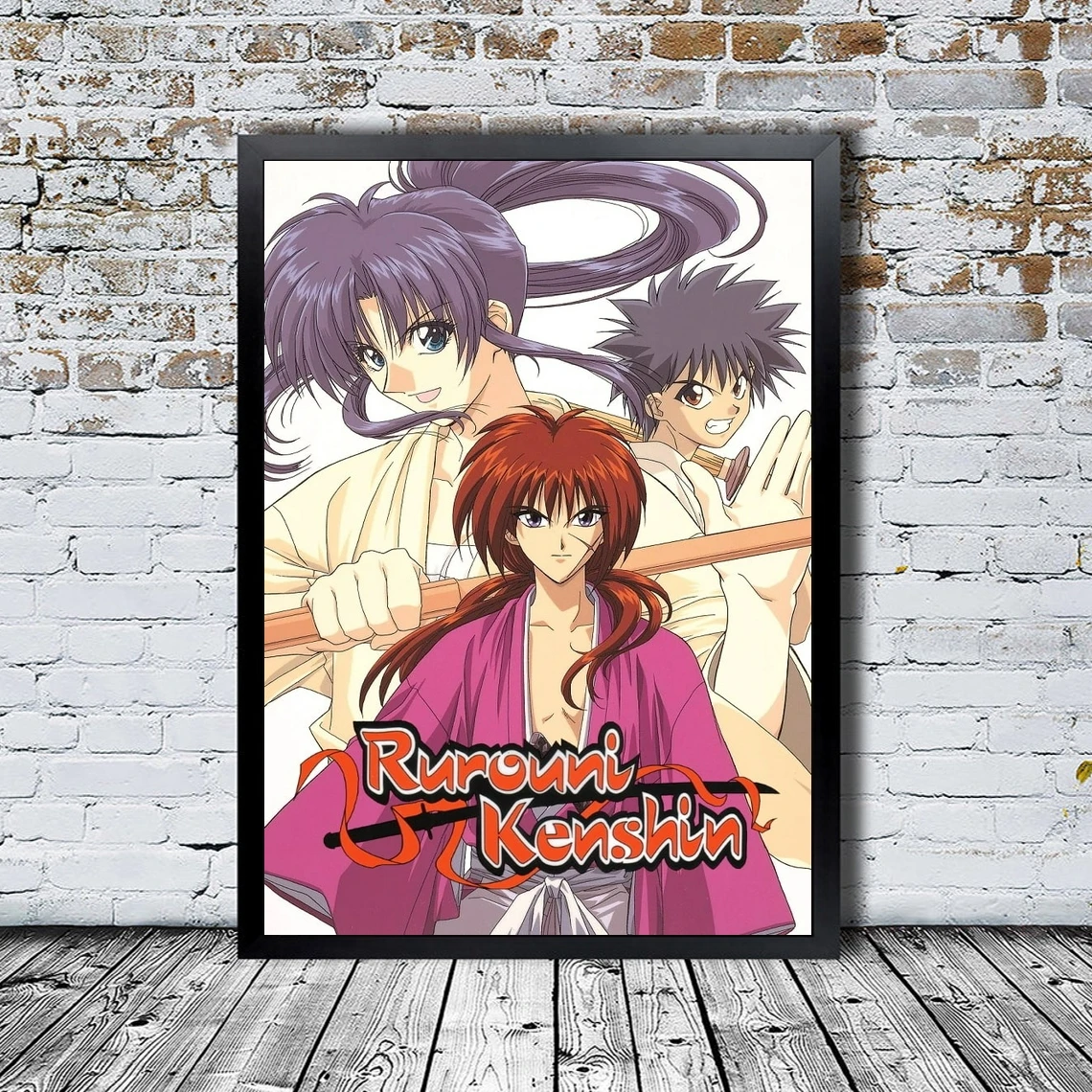 

Rurouni Kenshin Poster Japanese Anime TV Series Art Cover Movie Poster Wall Painting Home Decor (No Frame)