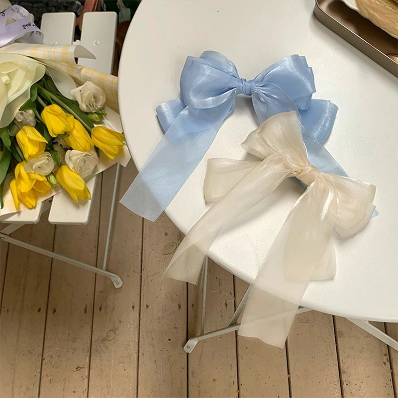 Рисунок 4 - Новинка, модная шифоновая заколка для волос с бантом