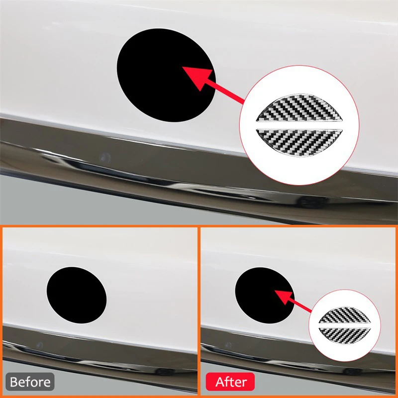 2 шт. Эмблема багажника из углеродного волокна для Nissan Sentra 2016-2019