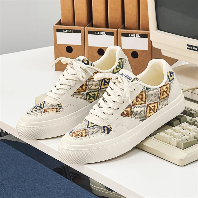 Черные парусиновые кроссовки с принтом граффити мужская вулканизированная