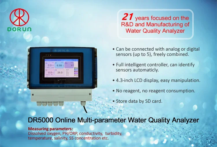 Онлайн гидропонный Аквариум Ph Ec Tds проводимость контроллер измерительный