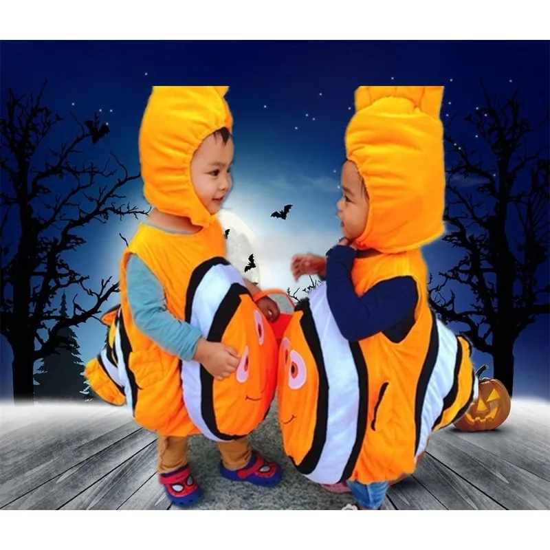 

Детский костюм из фильма Клоун Рыба животное анимированный фильм косплей маленький ребенок рыбий карнавал фотография Хэллоуин Детский костюм