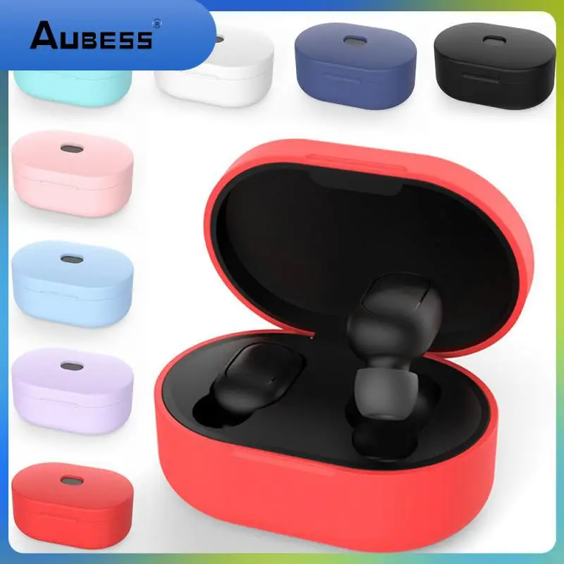 

Soft Earphone Accessories Weight 13g Earphone Protective Cover Impact Resistance For Redmi Airdots Earphone Case Well-made