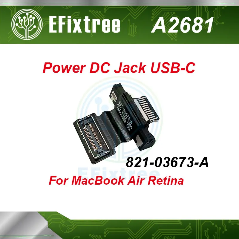 

2022 год оригинальный ноутбук A2681 Power DC Jack USB-C Connector 821-03673-A для MacBook Air Retina 13,6 "M2 Type-C порт для зарядки