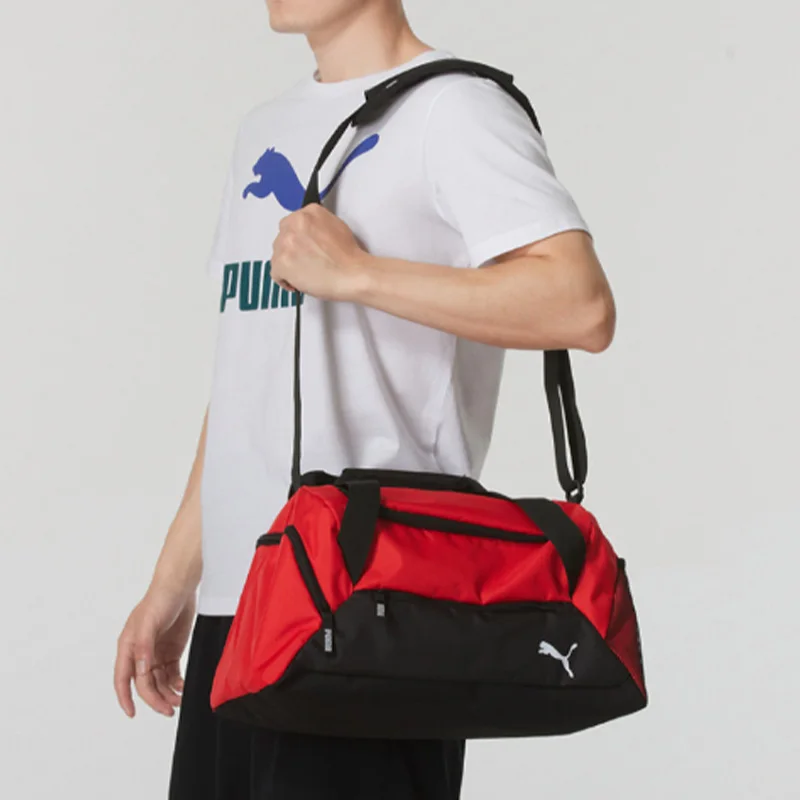 Фото Рюкзак Puma Daily Red Black, школьный рюкзак с регулируемыми лямками, легкий, прочный, вместительный, повседневный, для путешествий, городской рюкзак №4