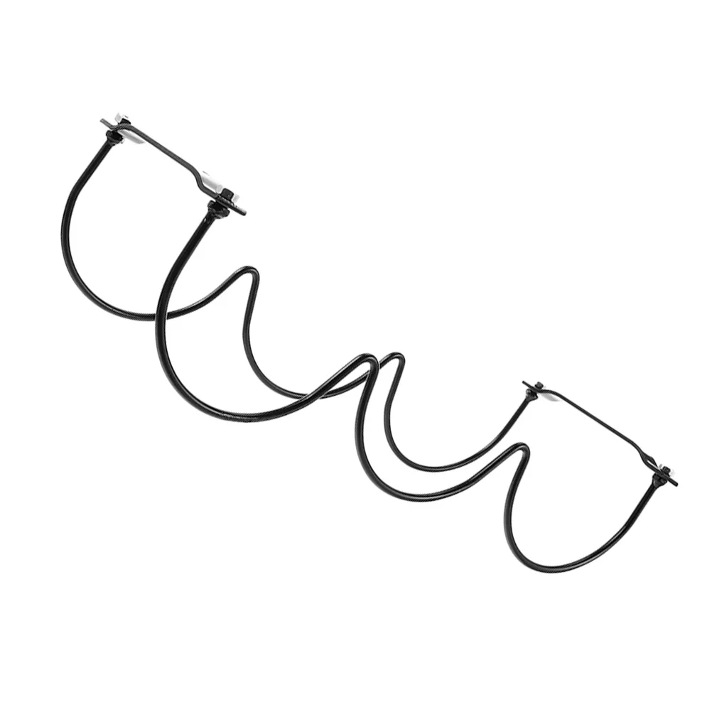 

1Pc Iron Display Shelf Under Cabinet Rack Wave Design Bottle Holder
