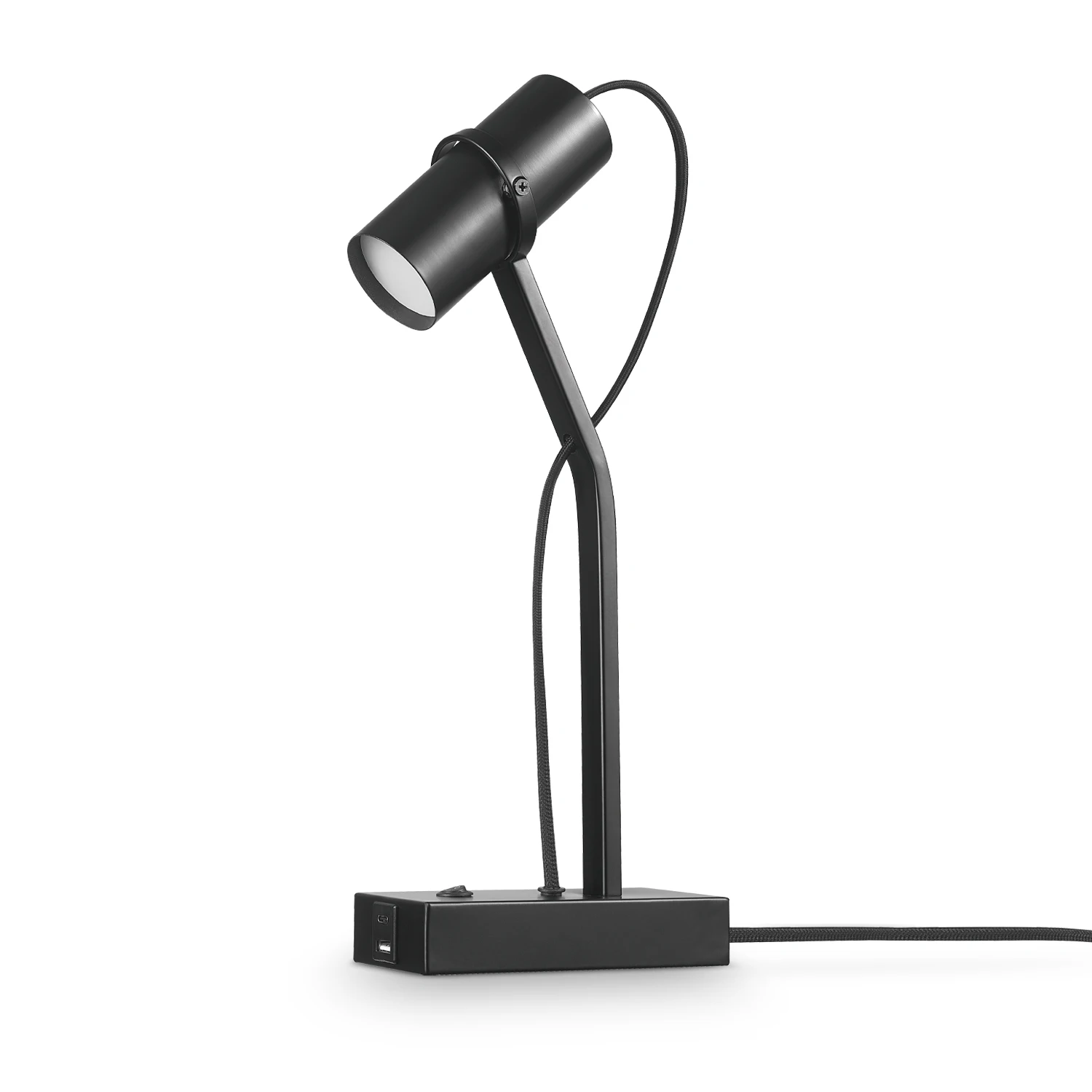 

01.TL 16" LED Desk Lamp with Matte Black Shade, 91002621