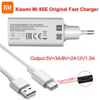 xiaomi mi 9se eu plug fast power charger qc3 0 18w type c cable for mi 9se 10 11 9t lite 10s redmi note 7 8 9 10 10x k40 k30 pro