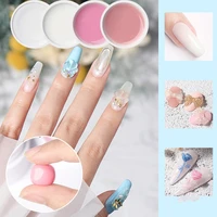 non stick hand extension nail art gel diy carving flower shaping clear white pink solid nail polish manicure salon supplies