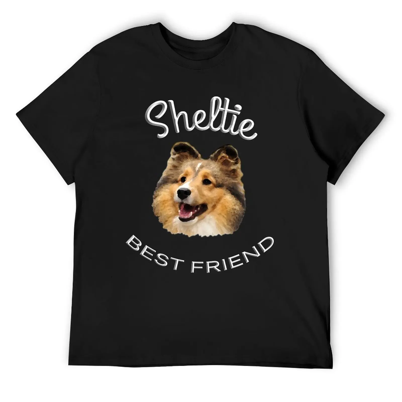 Футболка Sheltie Dog Best Friend винтажная футболка с рисунком блузка винтажные футболки