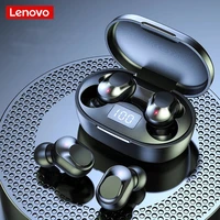 original lenovo xt91 tws bluetooth earphone wireless headphones headset bass stereo touch control low latency gaming earbuds