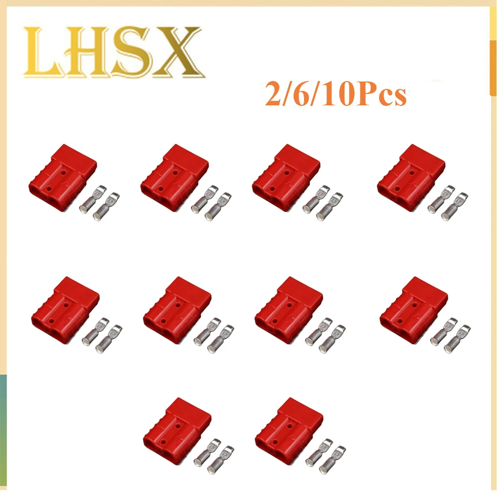 

2/6/10Pcs 175A For Anderson Plug Connector for Caravan Boat Electrical Battery Quick Charging Connectors Kit 600V Electric Car B