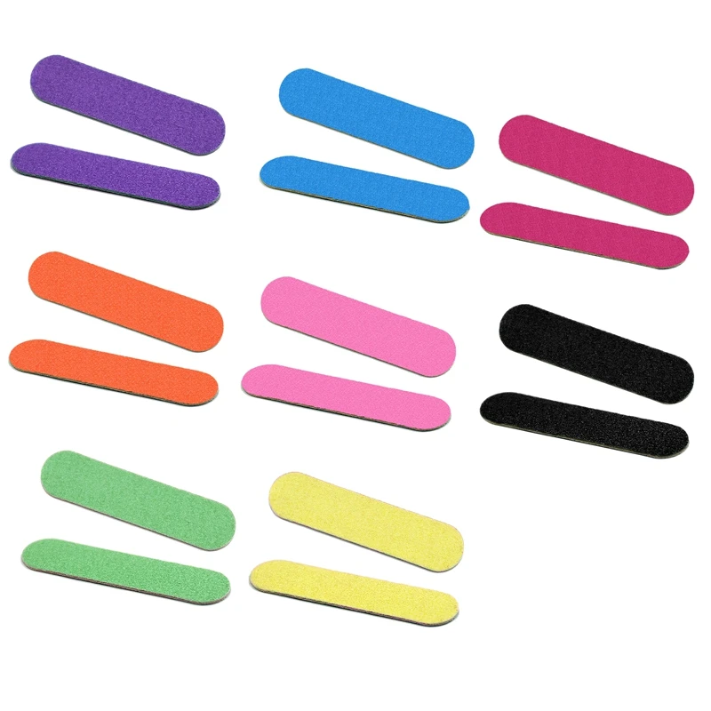 

100Pcs Nail File Double Side Buffer Trimmer Sandpaper Professional Nail Buffer Reusable Nail Trimmer Tools