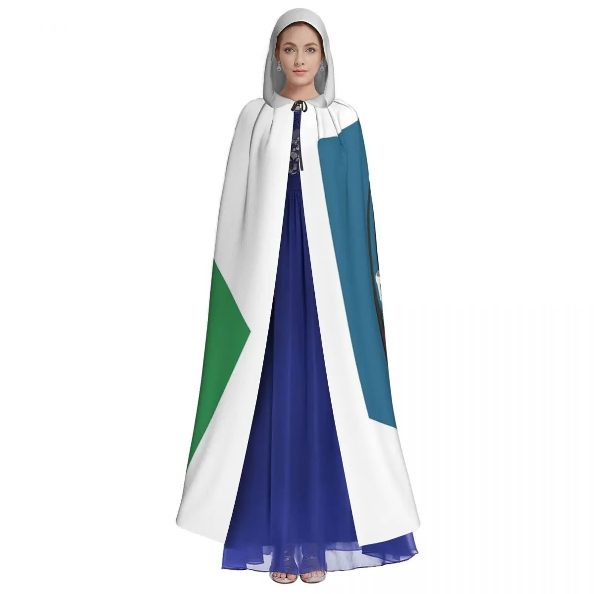 Лучо и его борьба Длинная накидка с капюшоном ведьма средневековый костюм