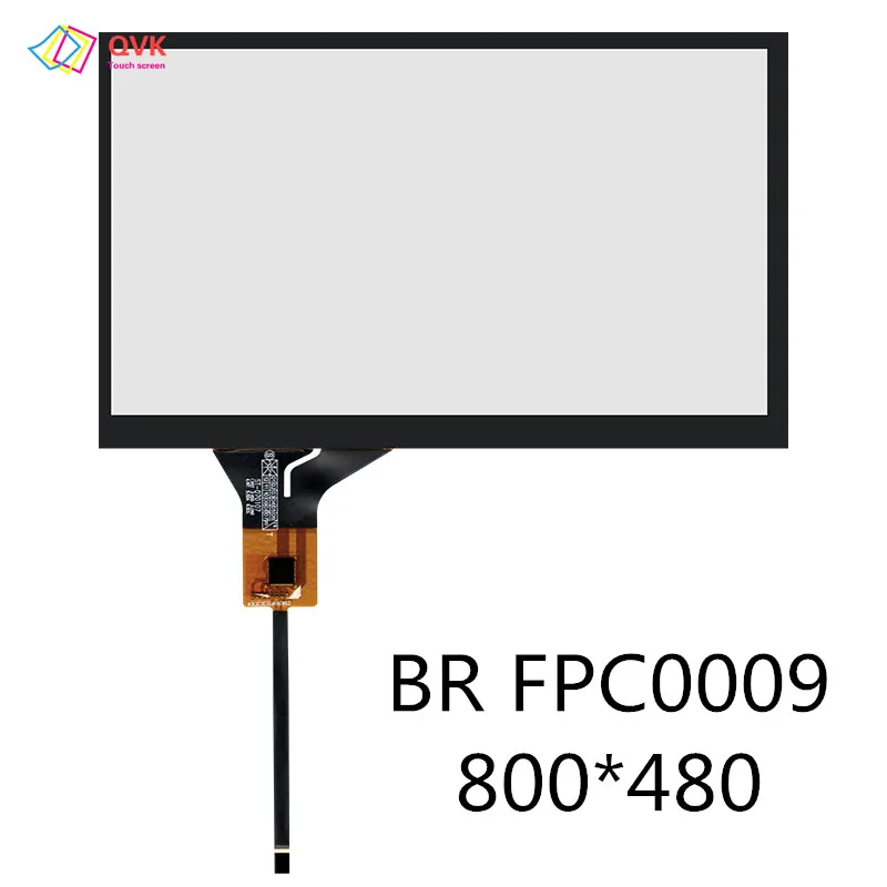 Фото Новый черный 7-дюймовый P/N BR FPC0009 Gt911 емкостный сенсорный экран дигитайзер сенсор внешняя стеклянная панель 165*100/164*99 мм 6Pin №1