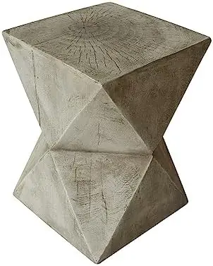 

Наружный бетонный боковой столик, цвет серый