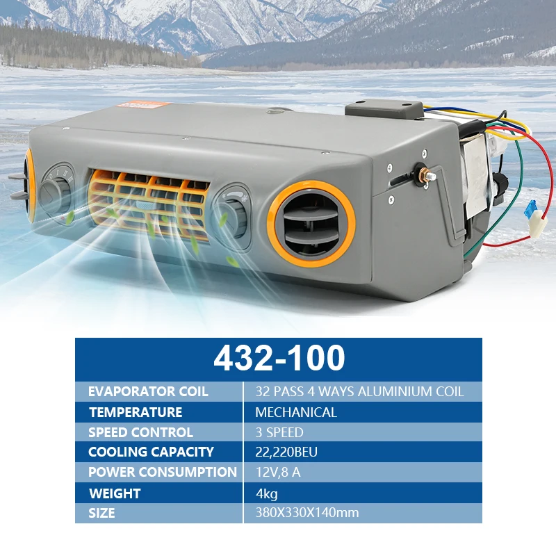 Универсальный электрический компрессор автомобильный кондиционер 12 В/24 В