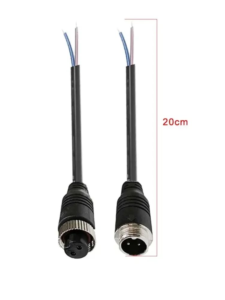 

Водонепроницаемый соединительный кабель GX12 2/3/4/5/6-контактный IP67