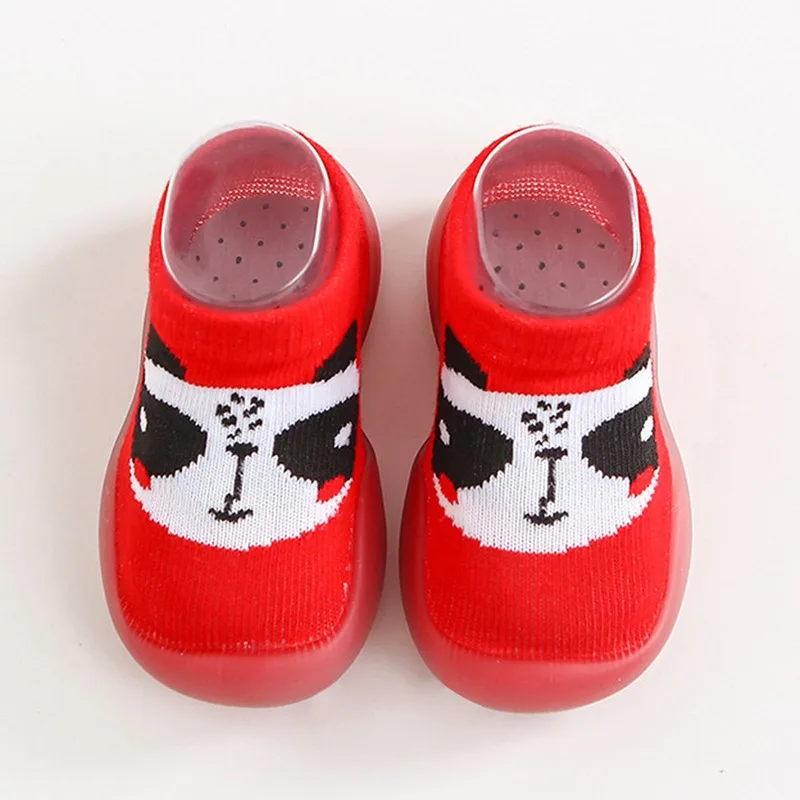 

Children Anti-Slip Shoes Newborn Baby Girl Cotton Non-Slip Floor Socks Baby Boy Rubber Sole Cartoon Indoor Socks Infant Shoes