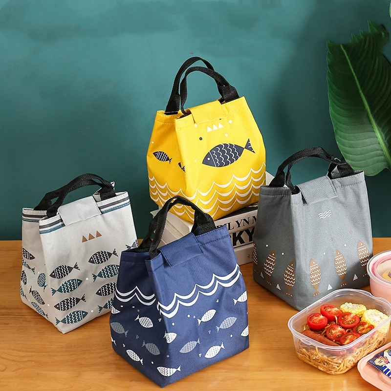 

Insulation Bento Pack Handbag Insulated Lunch Bag For Men Women Breakfast Box Kid'S School Thermal Food Drink Cooler Bag Picnic